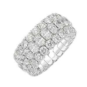 Picchiotti Xpandable Platinum 9.32ct Diamond Eternity Ring
