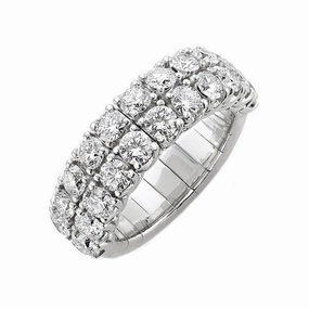 Picchiotti Xpandable 18ct White Gold 2.26ct Diamond Half Eternity Ring