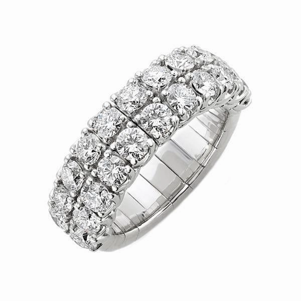 Picchiotti Xpandable 18ct White Gold 2.26ct Diamond Half Eternity Ring