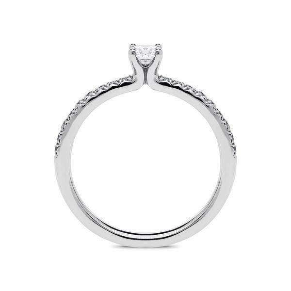 Platinum 0.44ct Diamond Brilliant Cut Ring