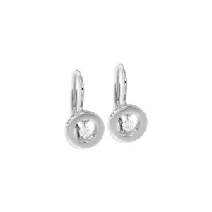 Ponte Vecchio Vega 18ct White Gold Diamond Hook Earrings