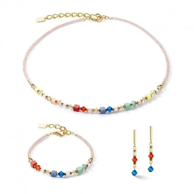 Princess Shape Mix Dopamine Multicolour Earrings 4239/21-1500