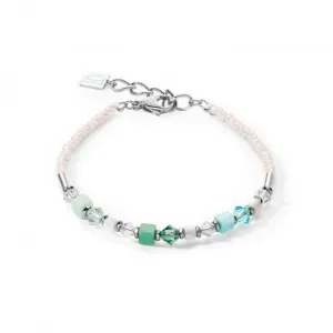 Princess Shape Mix Mint Green Bracelet 4239/30-0522