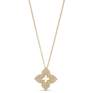 Roberto Coin Venetian Princess 18ct Yellow Gold Diamond Necklace