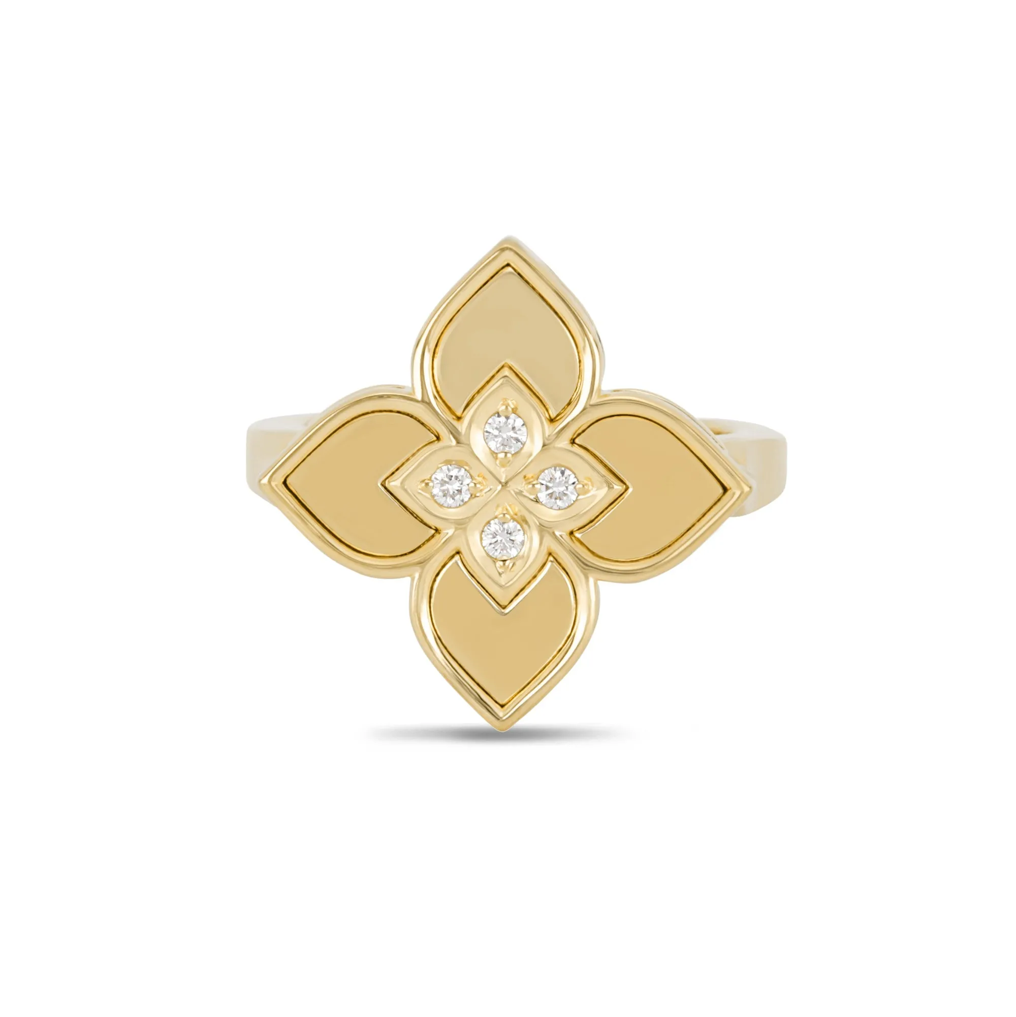 Roberto Coin Venetian Princess 18ct Yellow Gold Diamond Ring