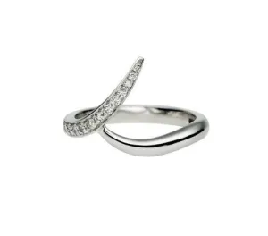 Shaun Leane Entwined 18ct White Gold 0.15ct Diamond Outward Wedding Ring