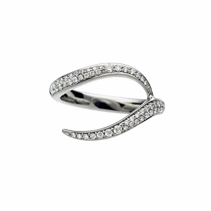 Shaun Leane Entwined 18ct White Gold 0.75ct Diamond Ariana Wedding Ring
