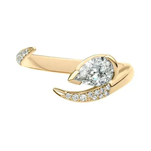 Shaun Leane Entwined 18ct Yellow Gold 0.60ct Diamond Ariana Eternity Ring