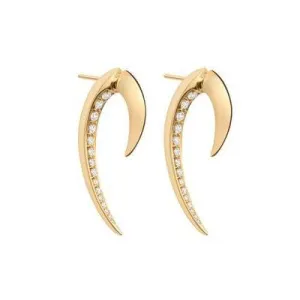 Shaun Leane Hook 18ct Yellow Gold 0.59ct Diamond Earrings
