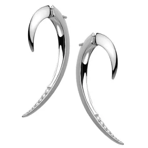 Shaun Leane Hook Sterling Silver 0.09ct Diamond Earrings