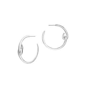 Shaun Leane Hook Sterling Silver Hoop Earrings