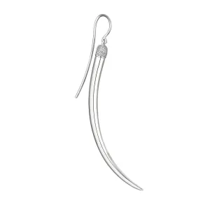Shaun Leane No.1 Single Sterling Silver Diamond Long Earring