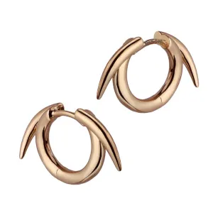 Shaun Leane Sabre 18ct Rose Gold Plated Vermeil Silver Thorn Hoop Earrings D