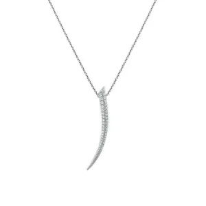 Shaun Leane Sabre 18ct White Gold 1.21ct Diamond Medium Necklace