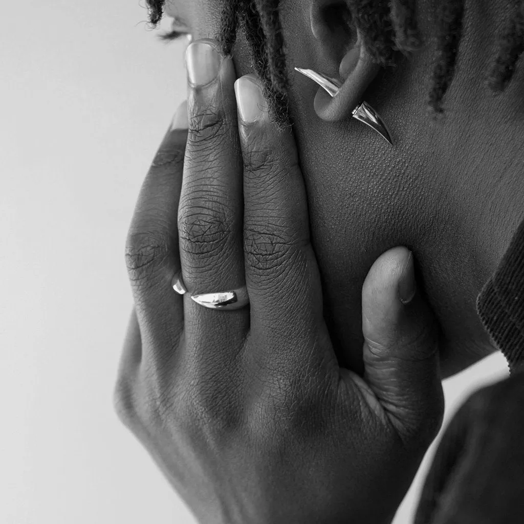 Shaun Leane Sterling Silver Arc Ring