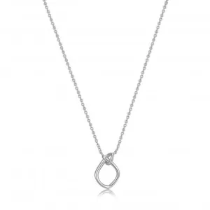 Silver Knot Pendant Necklace N029-02H