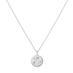 Silver Starry Charm Necklace N065-08H