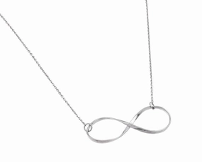 Silver 925 Rhodium Plated Clear CZ Pendant Necklace - STP01380RH