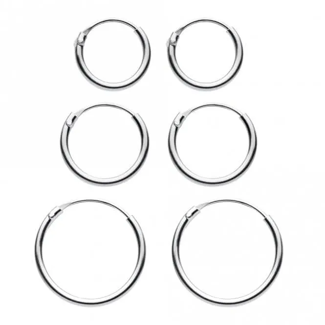 Sleeper Hoop Earring Set - 11mm, 13mm, 15mm 67710HP
