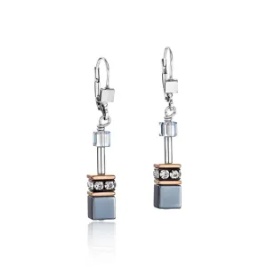 Stainless Steel Crystal Ice Blue Earrings 4015/20-0730