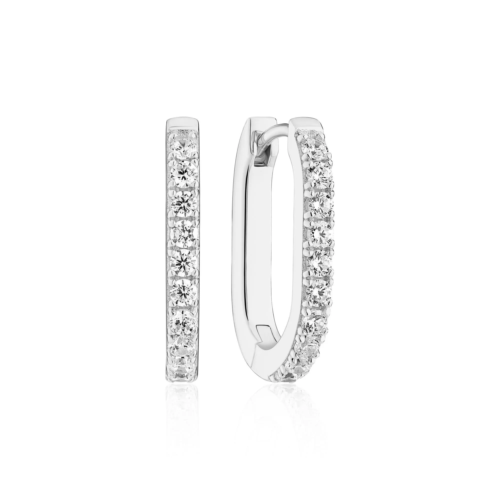 Sterling Silver Capizzi Piccolo Earrings SJ-E42209-CZ