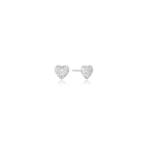 Sterling Silver Caro Earrings SJ-E72350-CZ