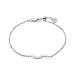 Sterling Silver Ellera Waves Pianura Bracelet SJ-B3859