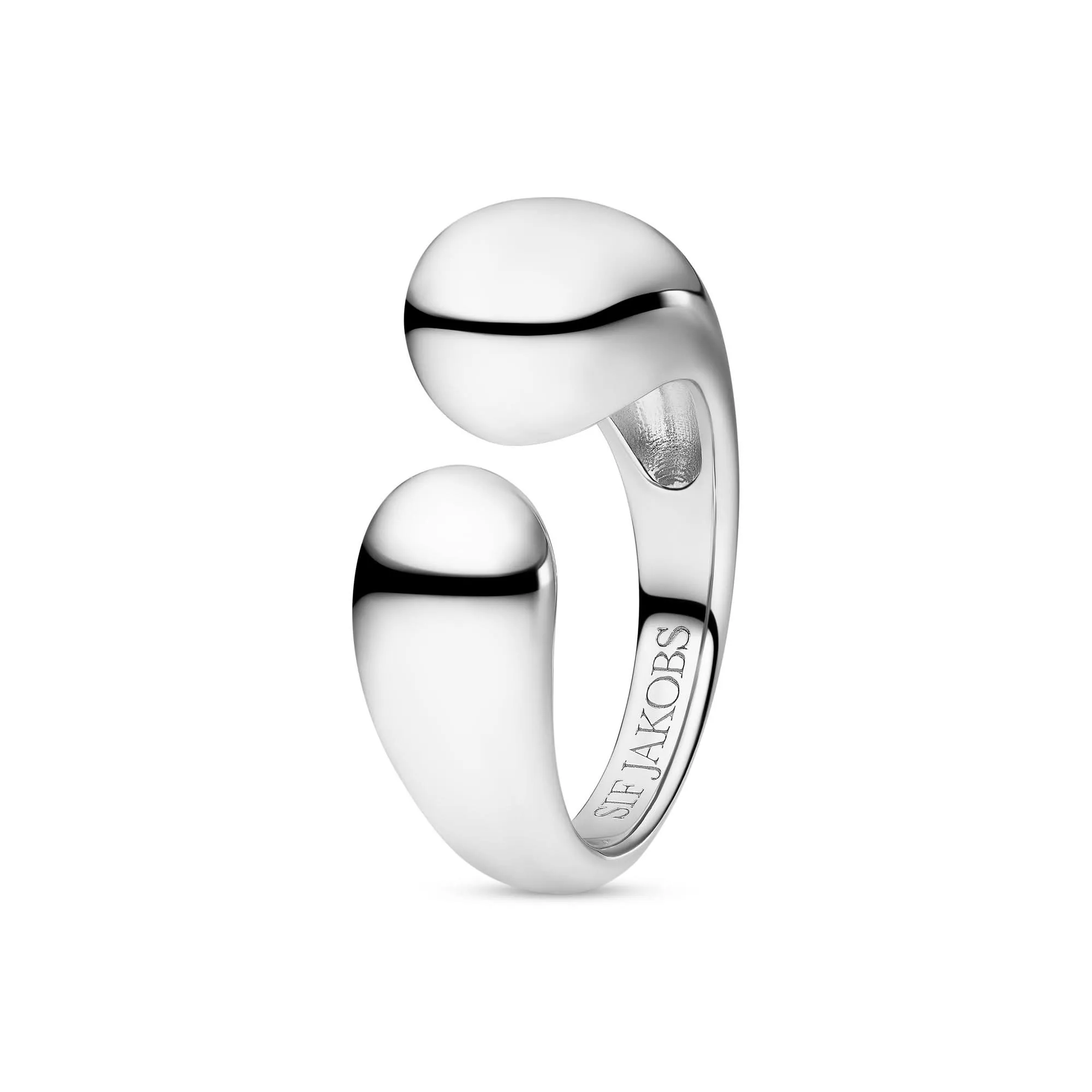 Sterling Silver Goccia Pianura Ring SJ-R2481