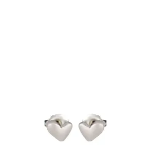 Sterling Silver Heart Stud Earrings