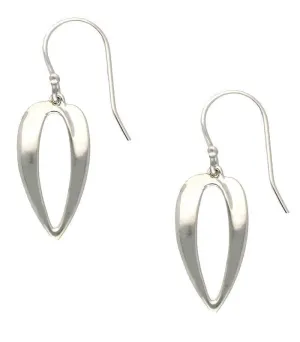 Sterling Silver Long Teardrop Earrings