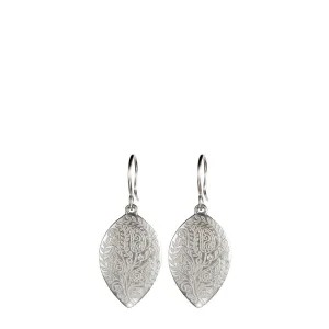Sterling Silver Medium Paisley Earrings