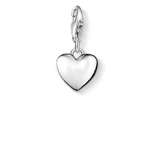 Sterling Silver Thomas Sabo Charm Club Solid Domed Heart