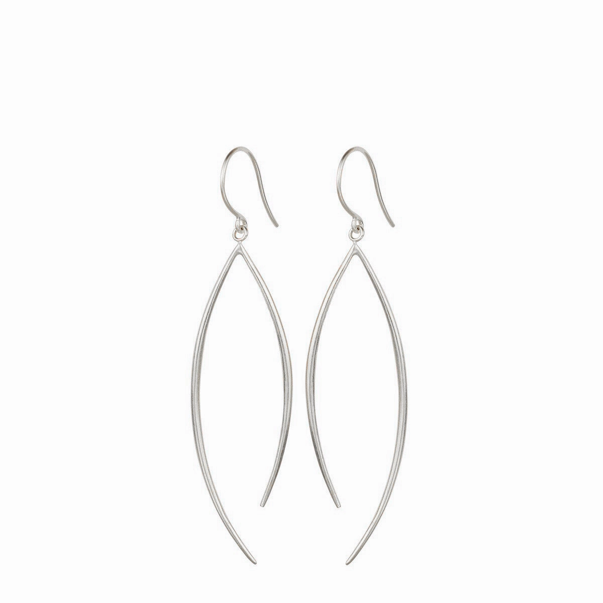 Sterling Silver Medium O Earrings
