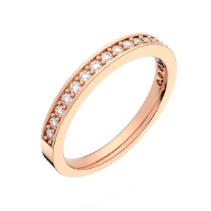 Swarovski Rare Rose Gold Plated Ring - Size 55