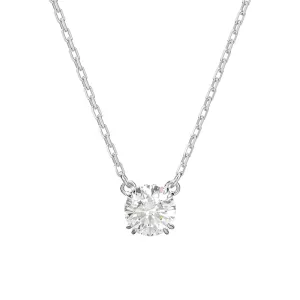 Swarovski Stilla Rhodium Plated Crystal Necklace