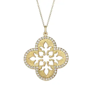 Sylva Yellow Gold Plated Sterling Silver Necklace