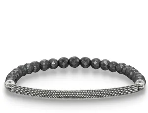 Thomas Sabo Bracelet Love Bridge Haematite Silver 17.5cm