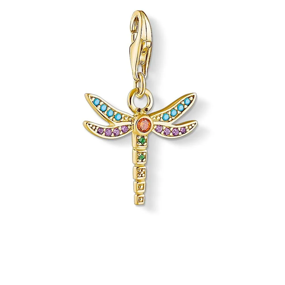 Thomas Sabo Charm Club Dragonfly Yellow Gold Plate - CC1758