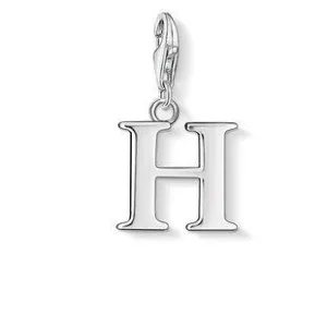 Thomas Sabo Charm Club Sterling Silver Letter H Charm
