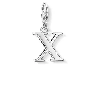 Thomas Sabo Charm Club Sterling Silver Letter X Charm D