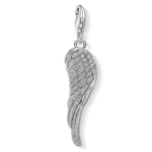 Thomas Sabo Charm Club Sterling Silver Oxidised Wing Charm D