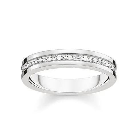 Thomas Sabo Glam and Soul Sterling Silver CZ Ring D