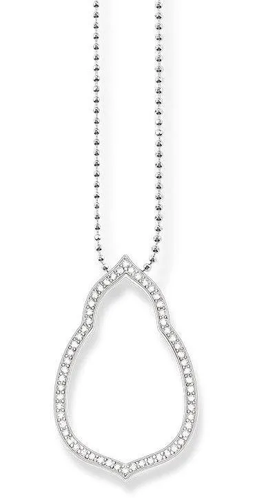 Thomas Sabo Glam And Soul Sterling Silver Fatima's Garden Necklace 60cm D