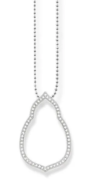 Thomas Sabo Glam And Soul Sterling Silver Fatima's Garden Necklace 60cm D