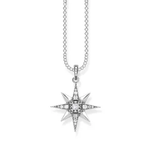 Thomas Sabo Glam And Soul Sterling Silver Royalty Star Necklace