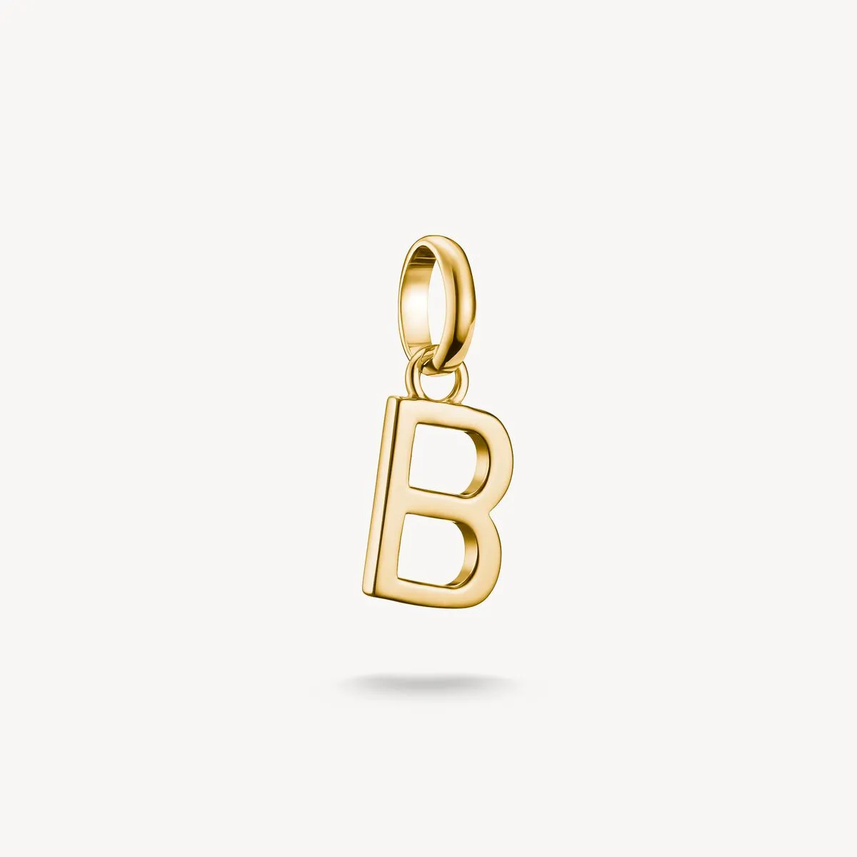 Thomas Sabo Gold Plated Letter B Connect Charm
