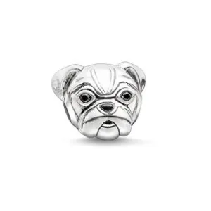 Thomas Sabo Karma Beads Sterling Silver Pug Charm