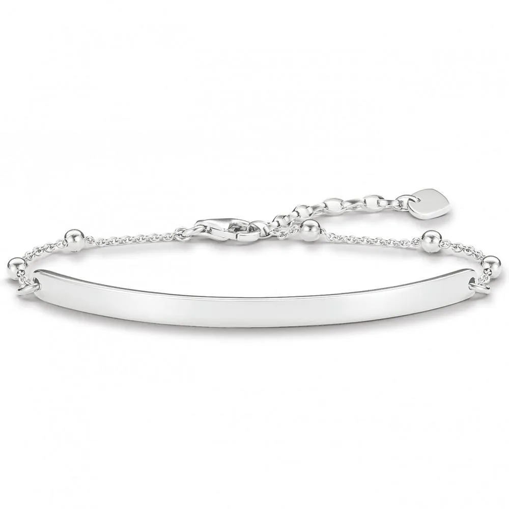 Thomas Sabo Love Bridge Sterling Silver Beaded Bracelet
