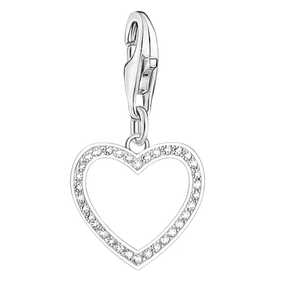 Thomas Sabo -  Open Heart Charm CZ