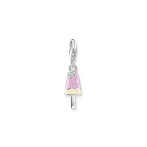Thomas Sabo Sterling Silver Charmista Enamel Ice Cream CZ Charm